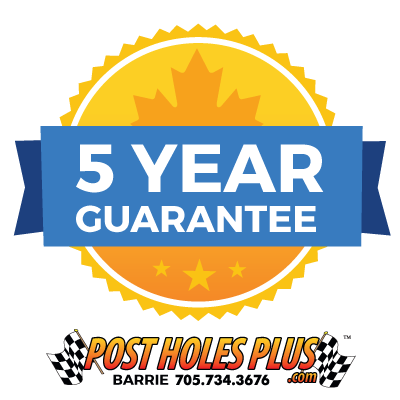 Post Holes Plus team performing a post and footing installation on a residential property in Newmarket.